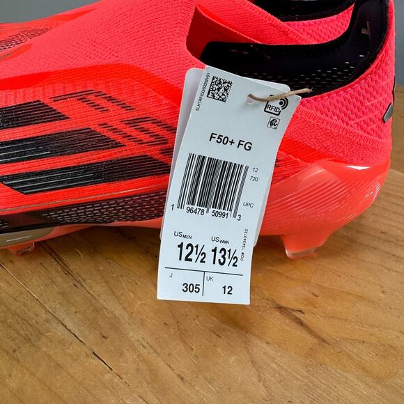 adidas F50+‎ Elite Laceless FG Mens Size 12.5 Soccer Cleats Vivid Horizon Pack main image 7